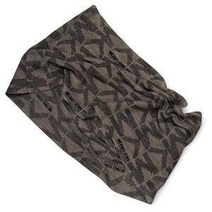 Michael Kors taupe/dark brown infinity scarf